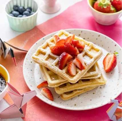 Waffle with Berries